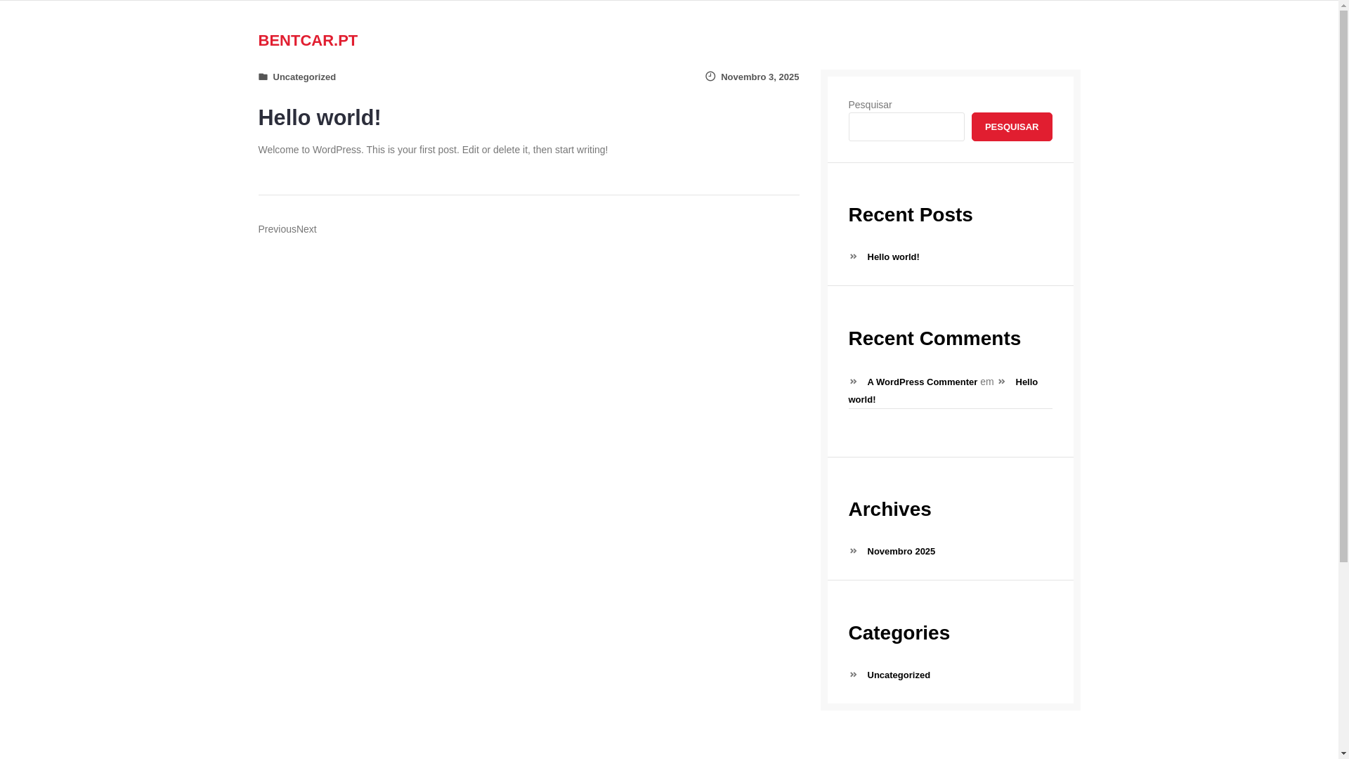 website screenshot of https://bentcar.pt/