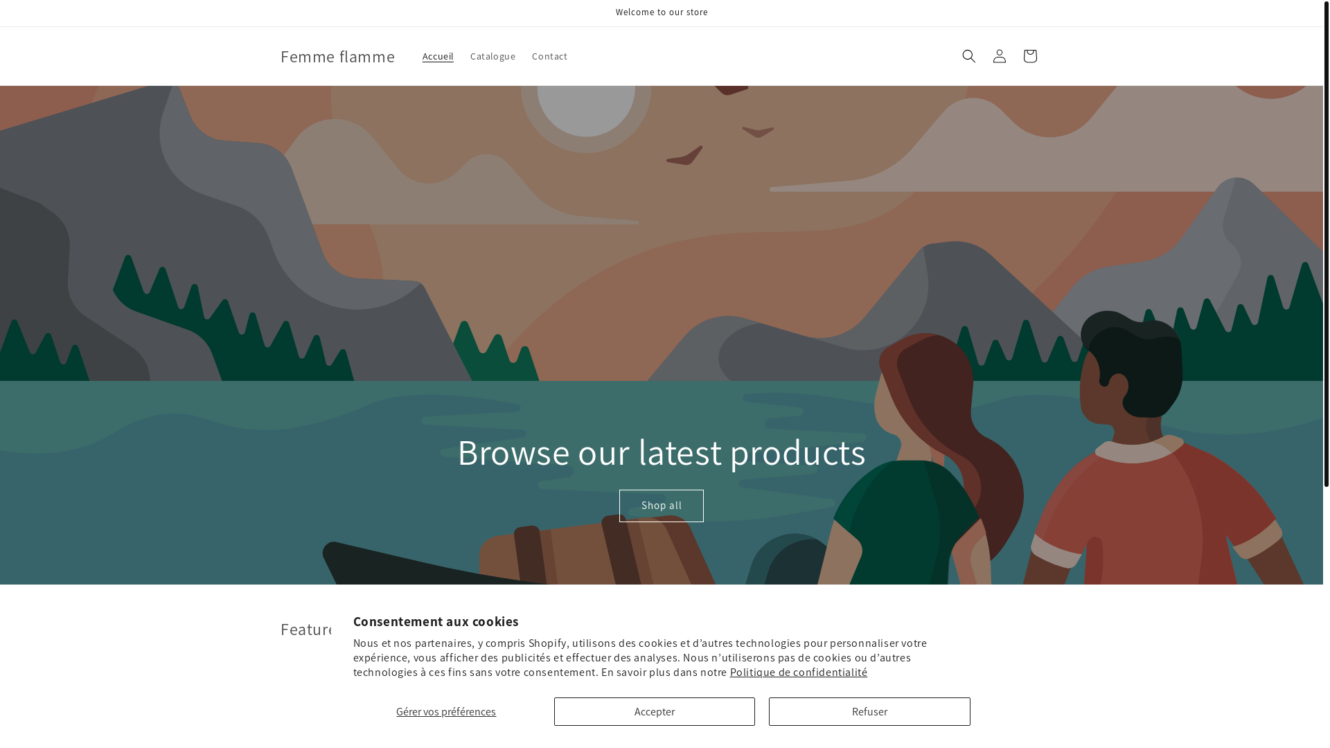 website screenshot of https://fiereame.fr/