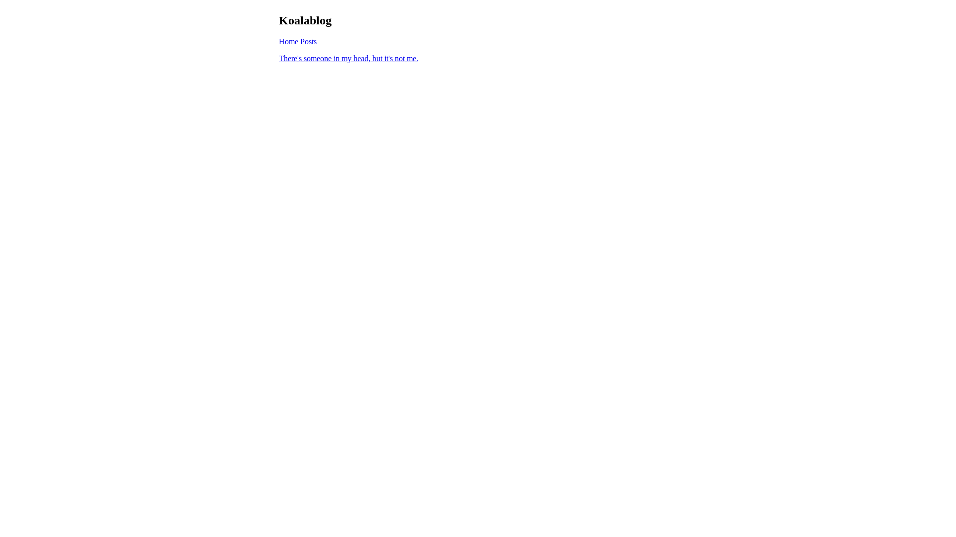 website screenshot of https://koalablog.pages.dev/