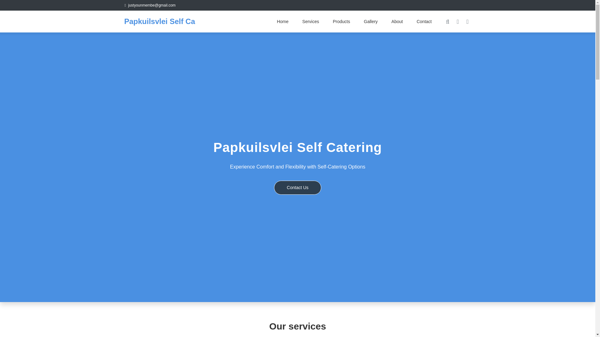 website screenshot of https://papkuilsvlei.net/