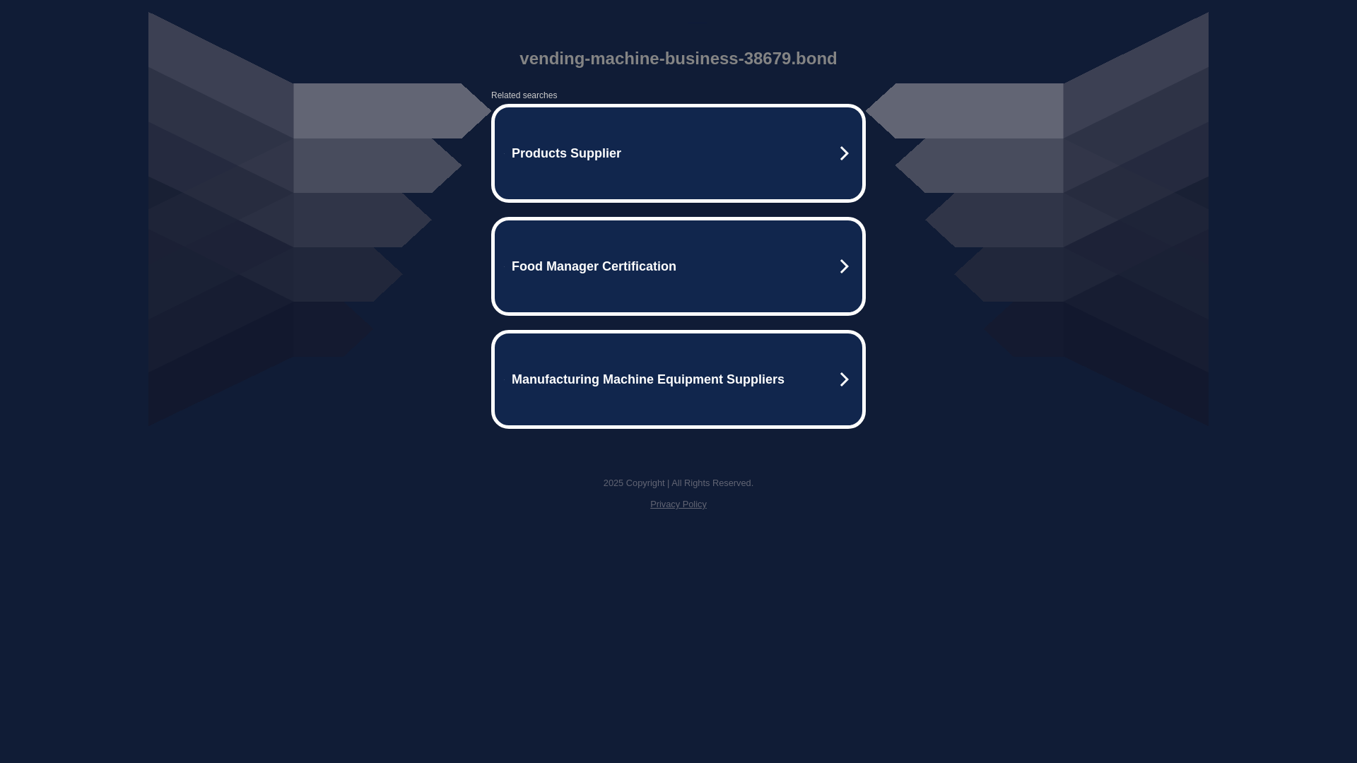 website screenshot of https://vending-machine-business-38679.bond/