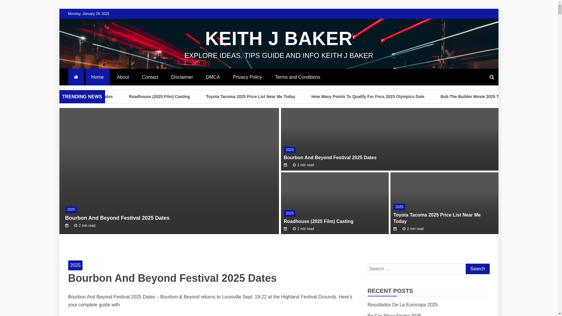 website screenshot of https://keithjbakerr.pages.dev/