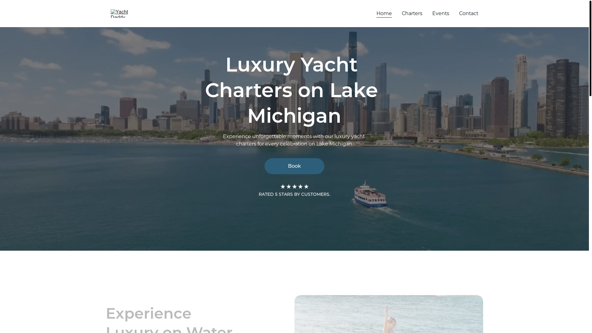website screenshot of https://yachtdaddy.club/