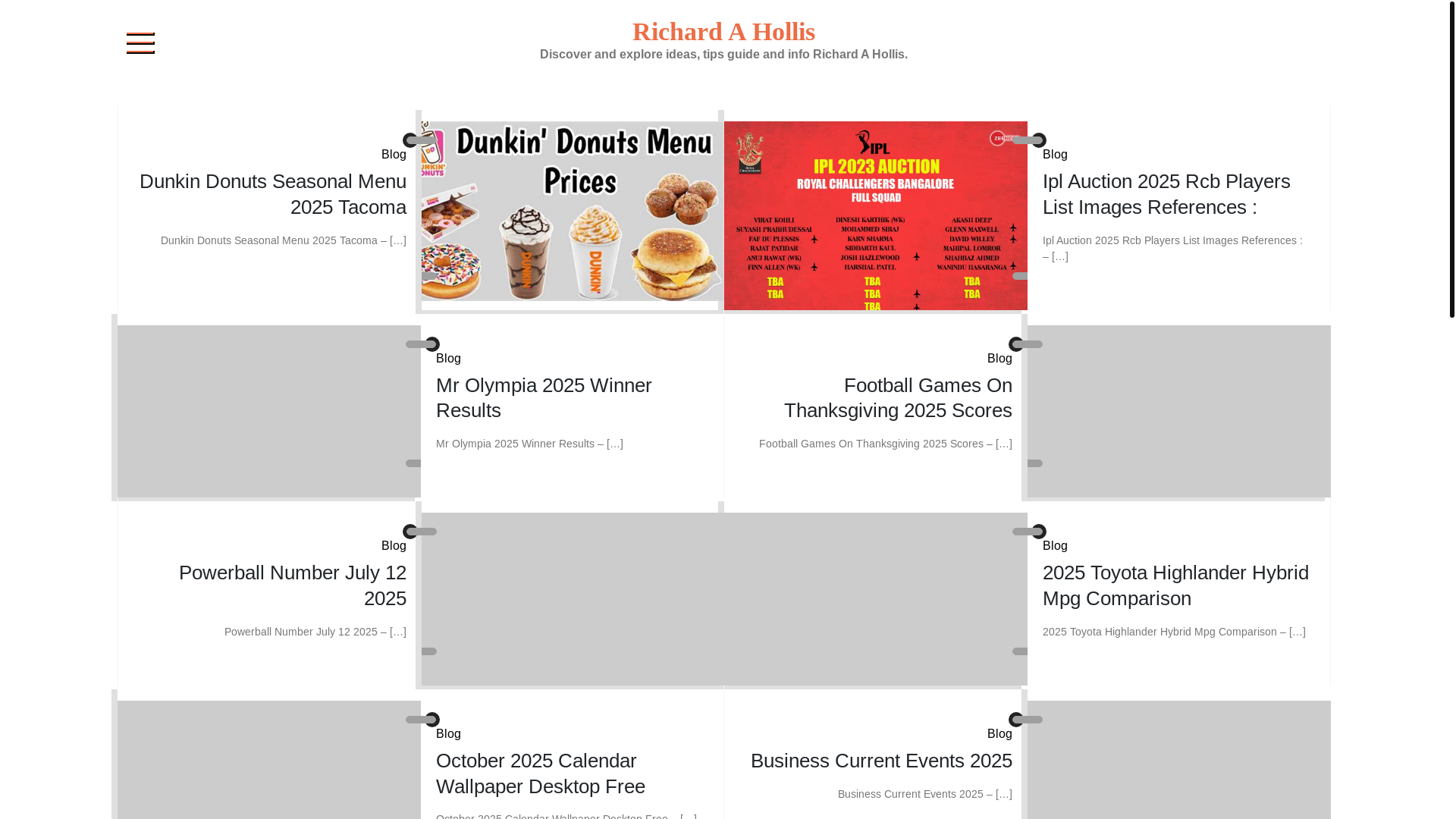 website screenshot of https://richardahollise.pages.dev/
