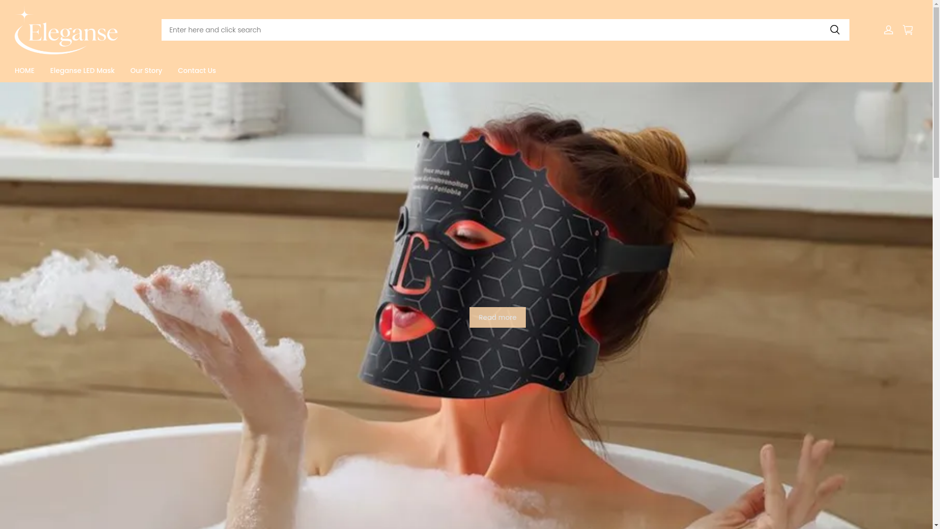 website screenshot of https://eleganse-au.com/