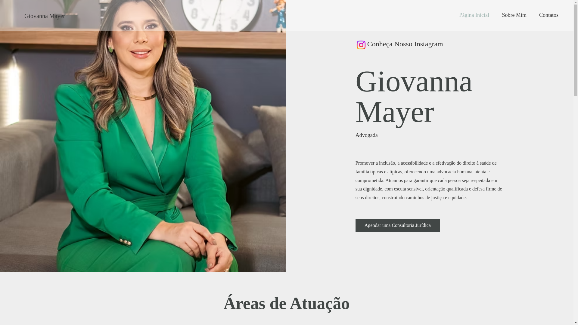 website screenshot of https://giovannamayer.adv.br/