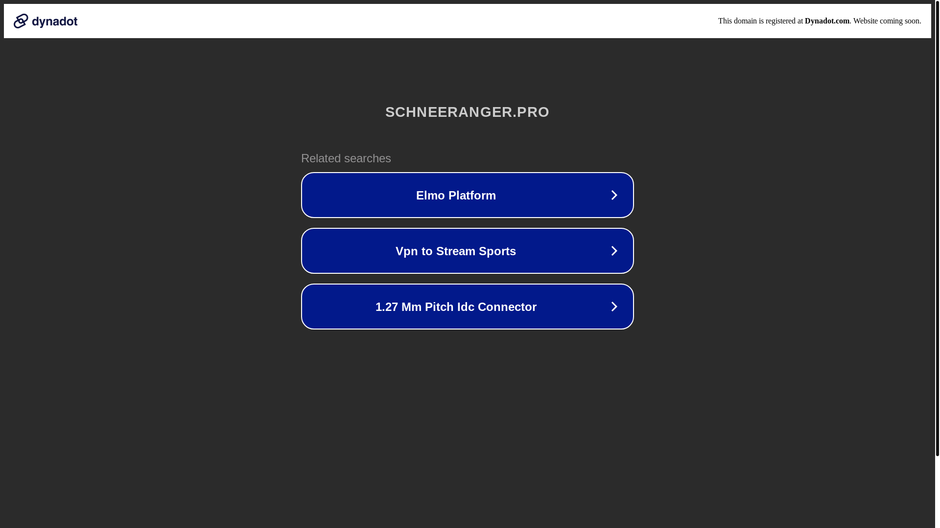 website screenshot of https://schneeranger.pro/