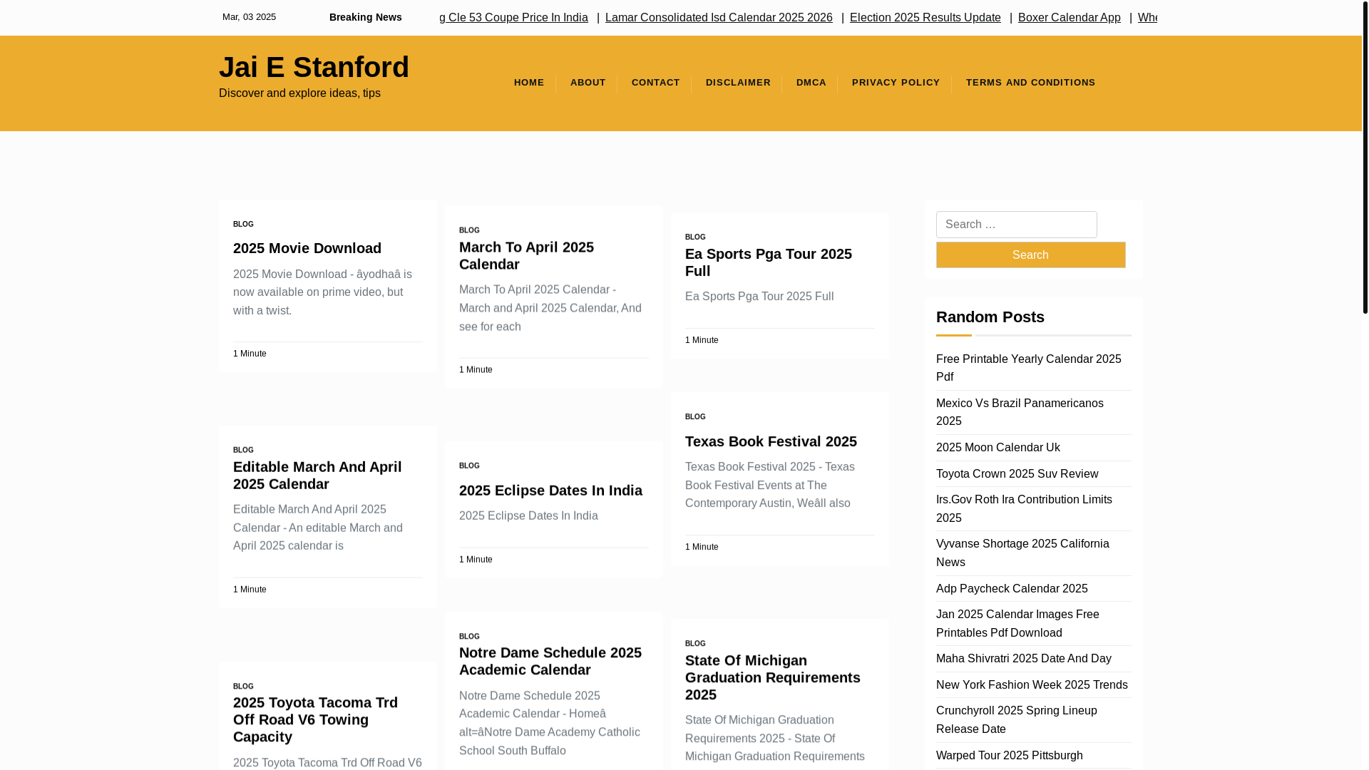 website screenshot of https://jaiestanford.pages.dev/