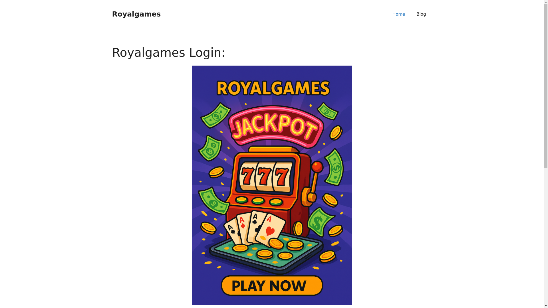 website screenshot of https://royalgamesin.net/