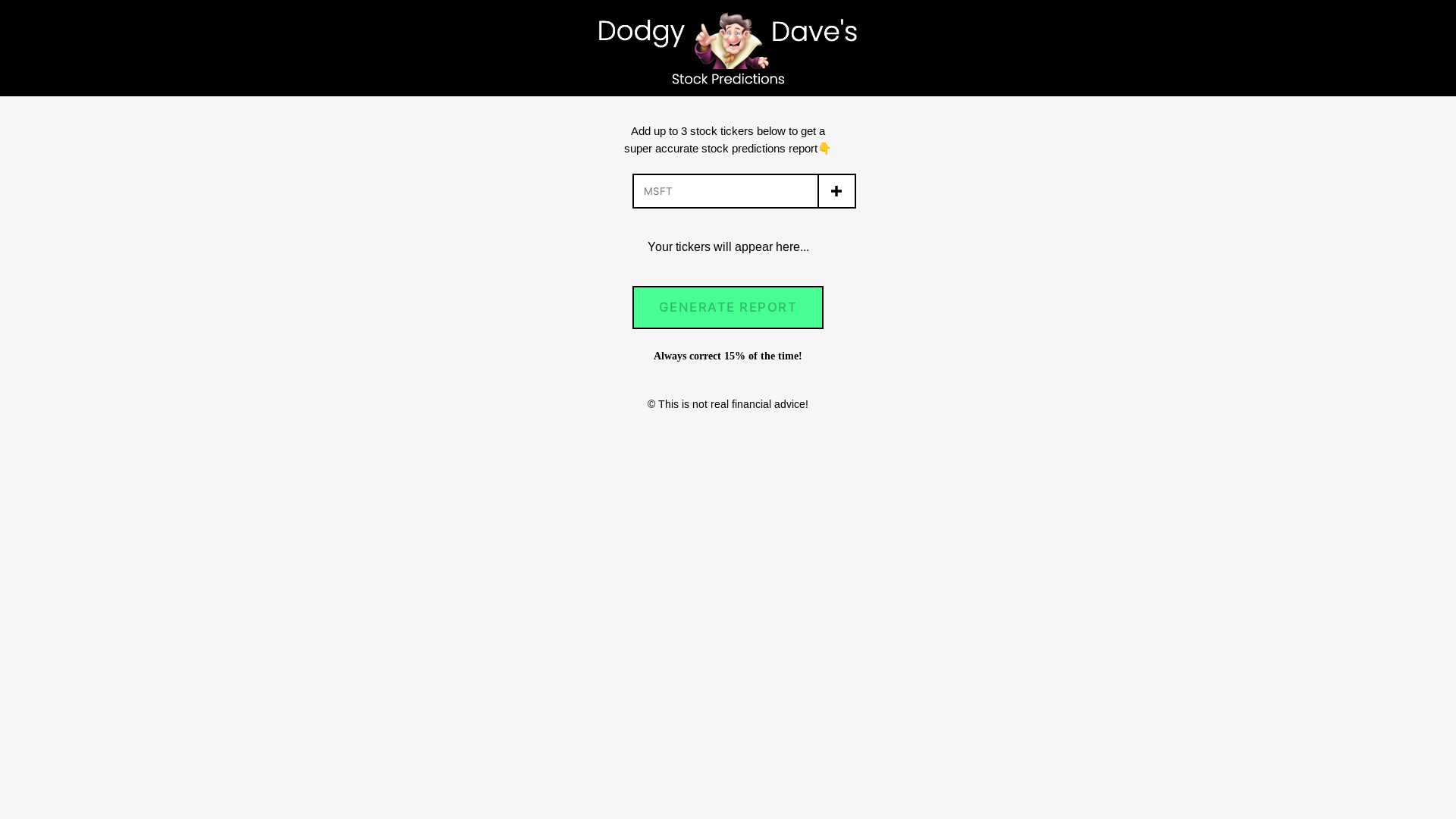 website screenshot of https://stock-predictions-app-chr.pages.dev/