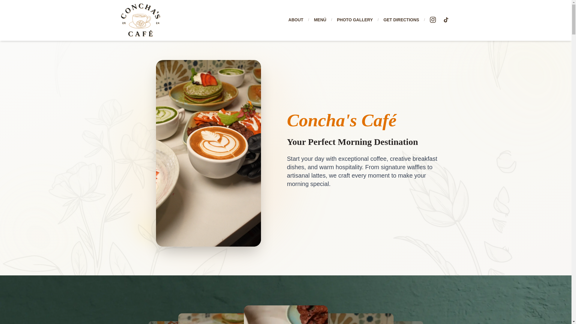 website screenshot of https://conchascafe.pages.dev/