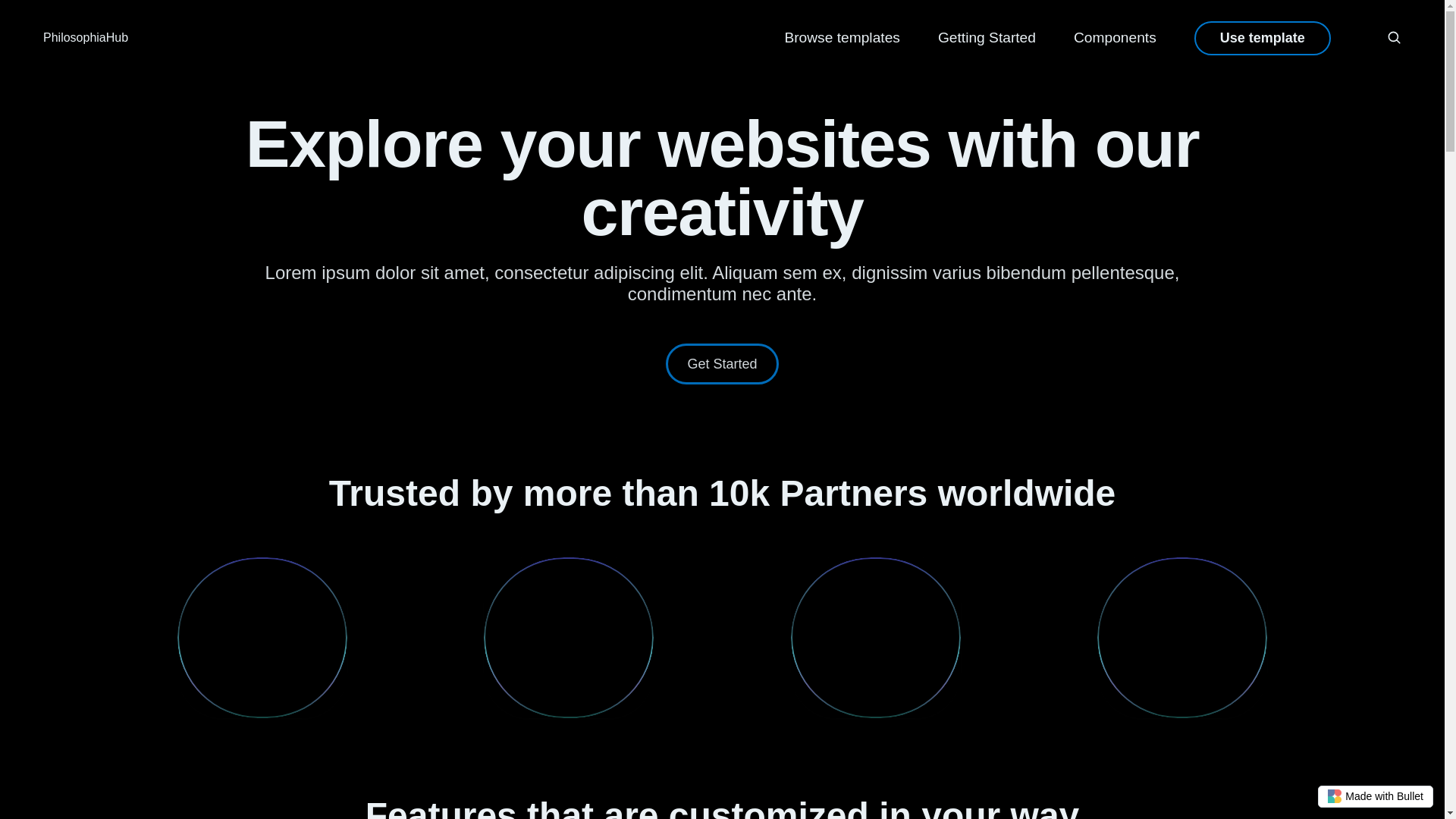 website screenshot of https://philosophiahub-bullet.pages.dev/