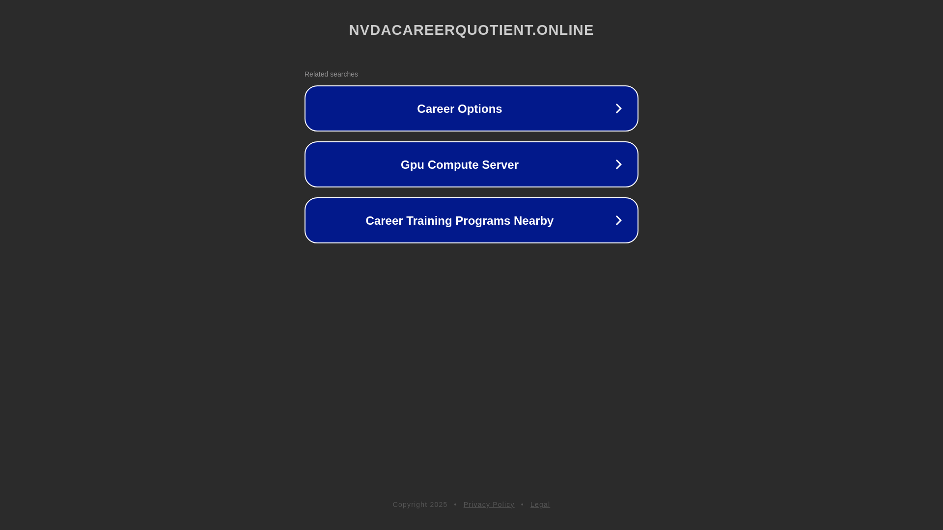 website screenshot of https://nvdacareerquotient.online/