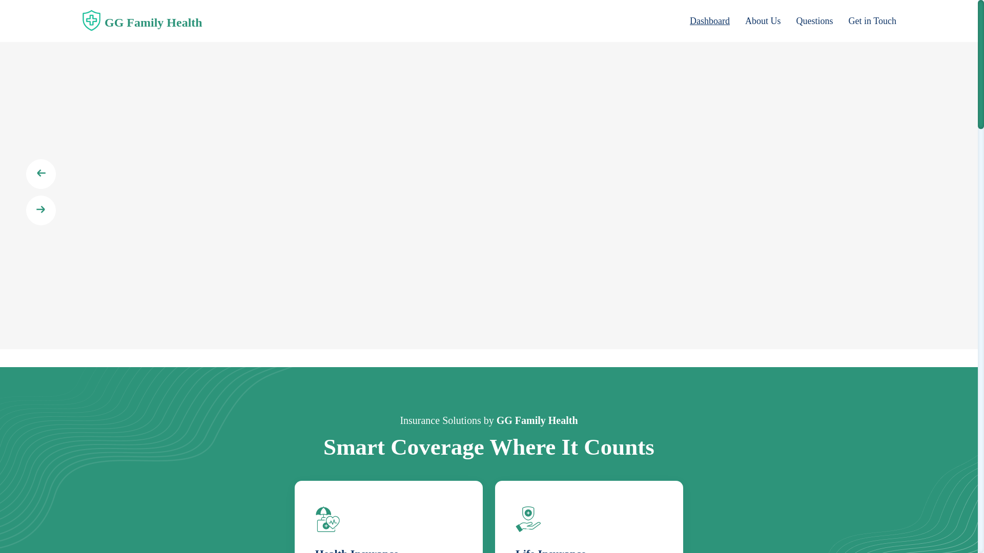 website screenshot of https://ggfamilyhealth.pages.dev/