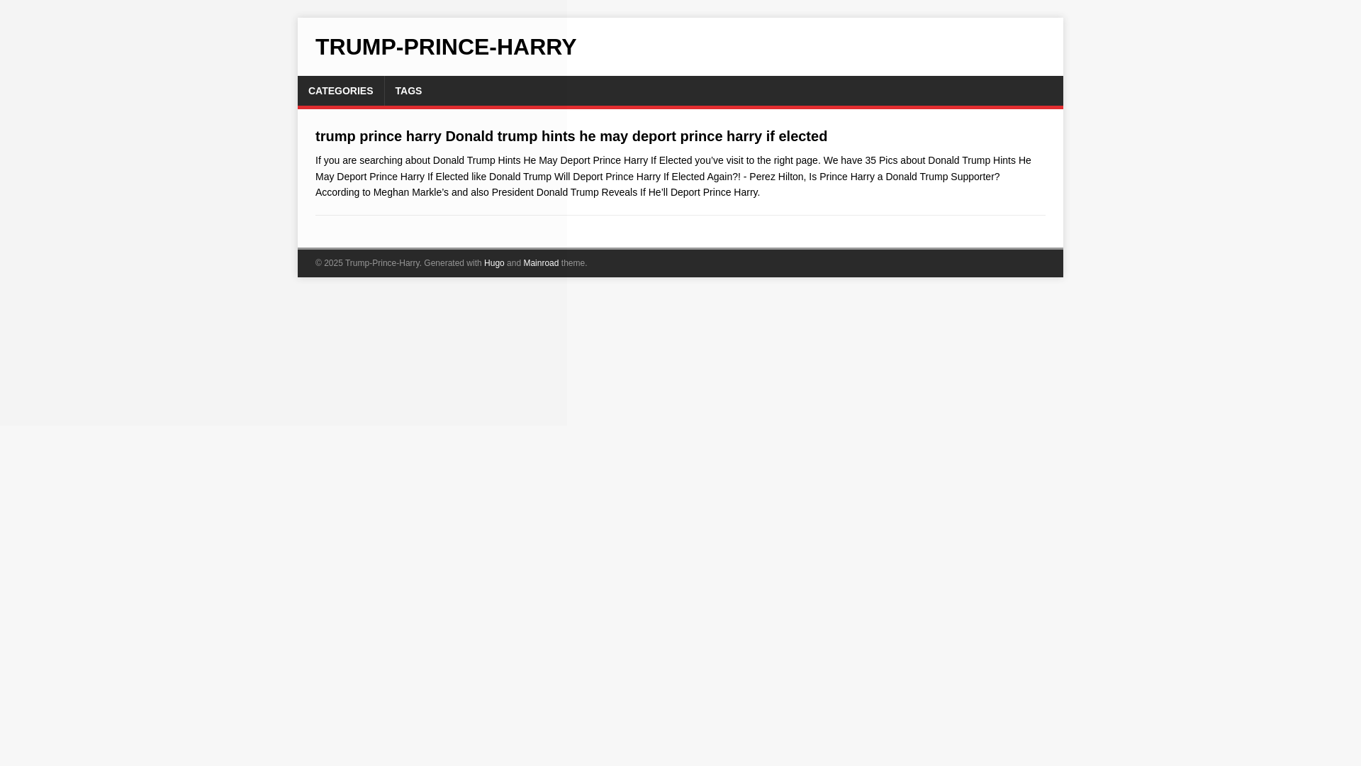 website screenshot of https://trump-prince-harry.pages.dev/