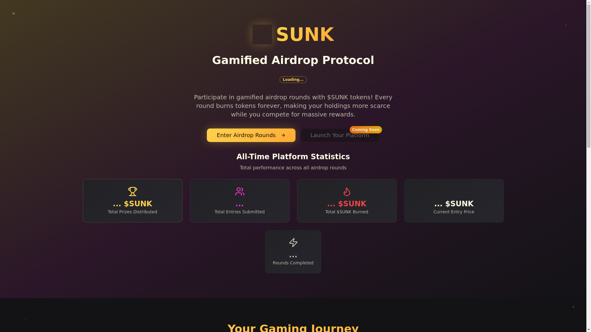 website screenshot of https://sunkbonk.com/