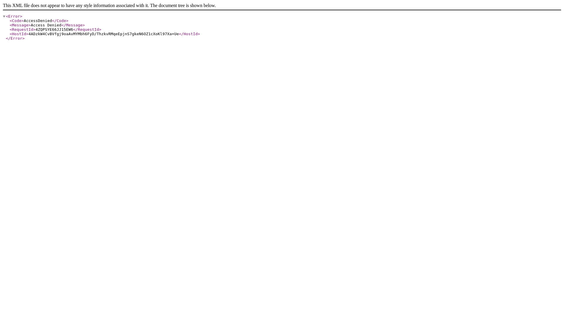 website screenshot of https://profile-photo.s3.cn-north-1.amazonaws.com.cn