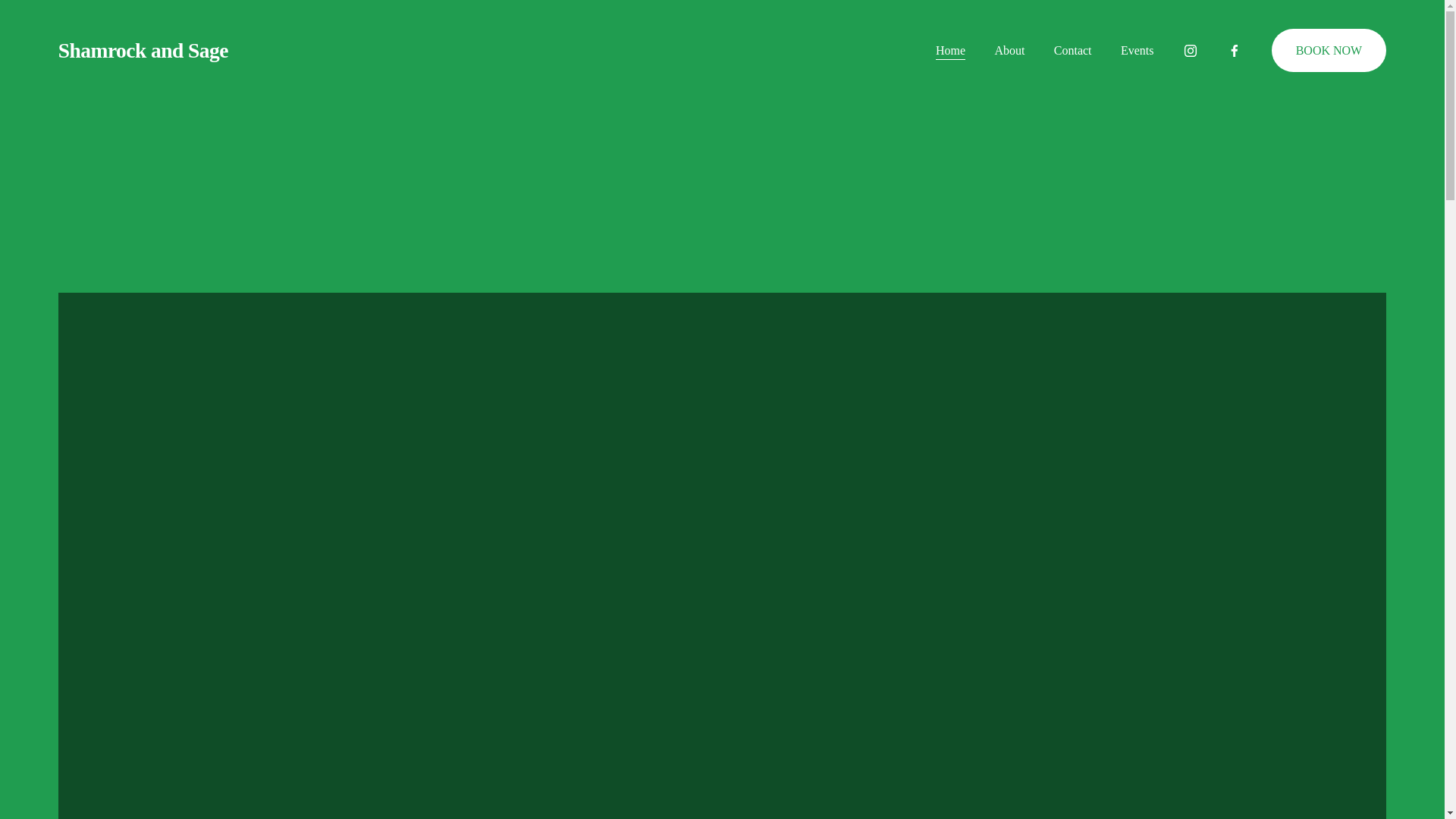 website screenshot of https://shamrockandsagemusic.com/