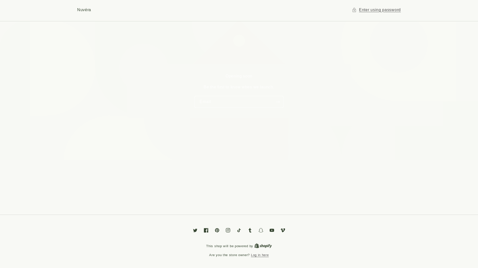 website screenshot of https://nuveraglow.store/