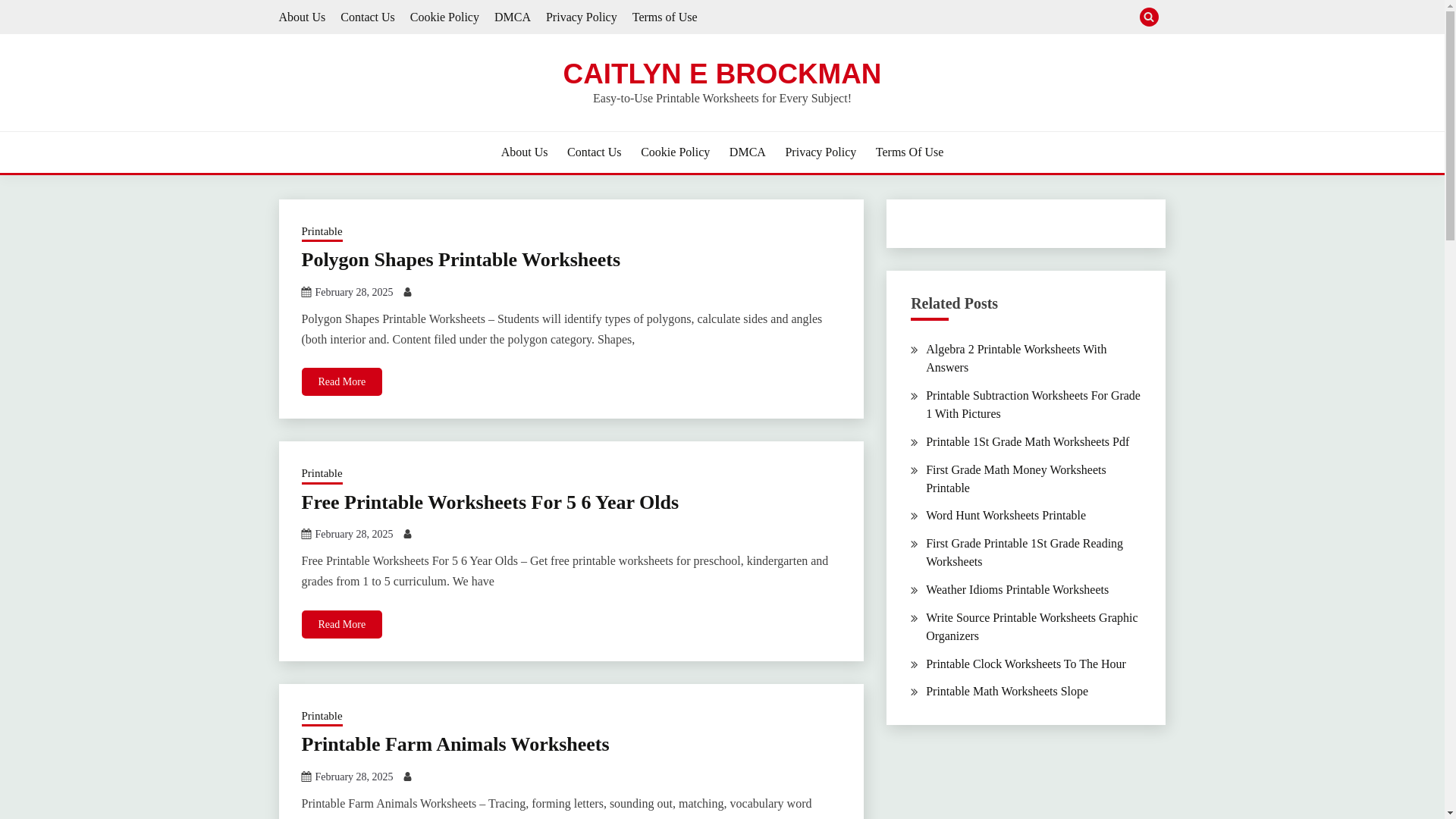 website screenshot of https://caitlynebrockman.pages.dev/