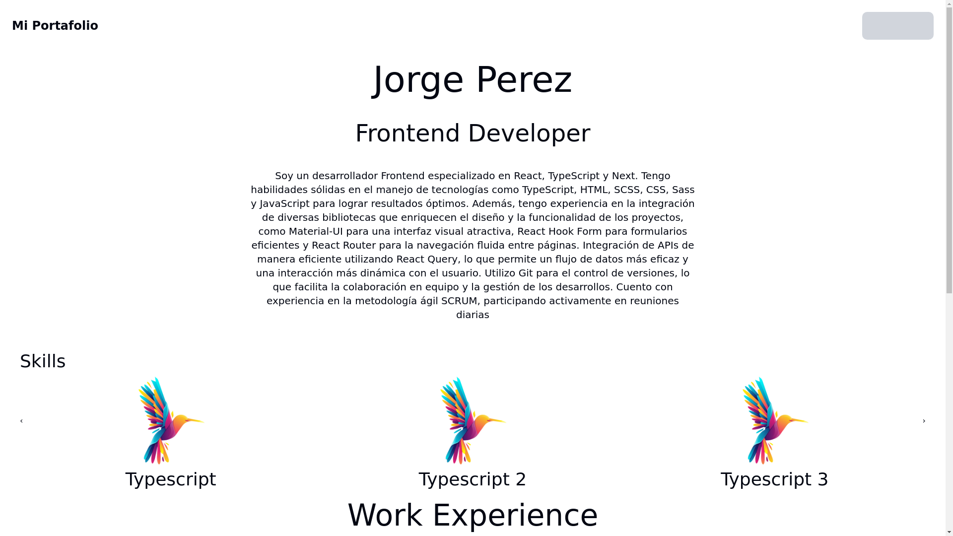 website screenshot of https://portafolio-react.pages.dev/