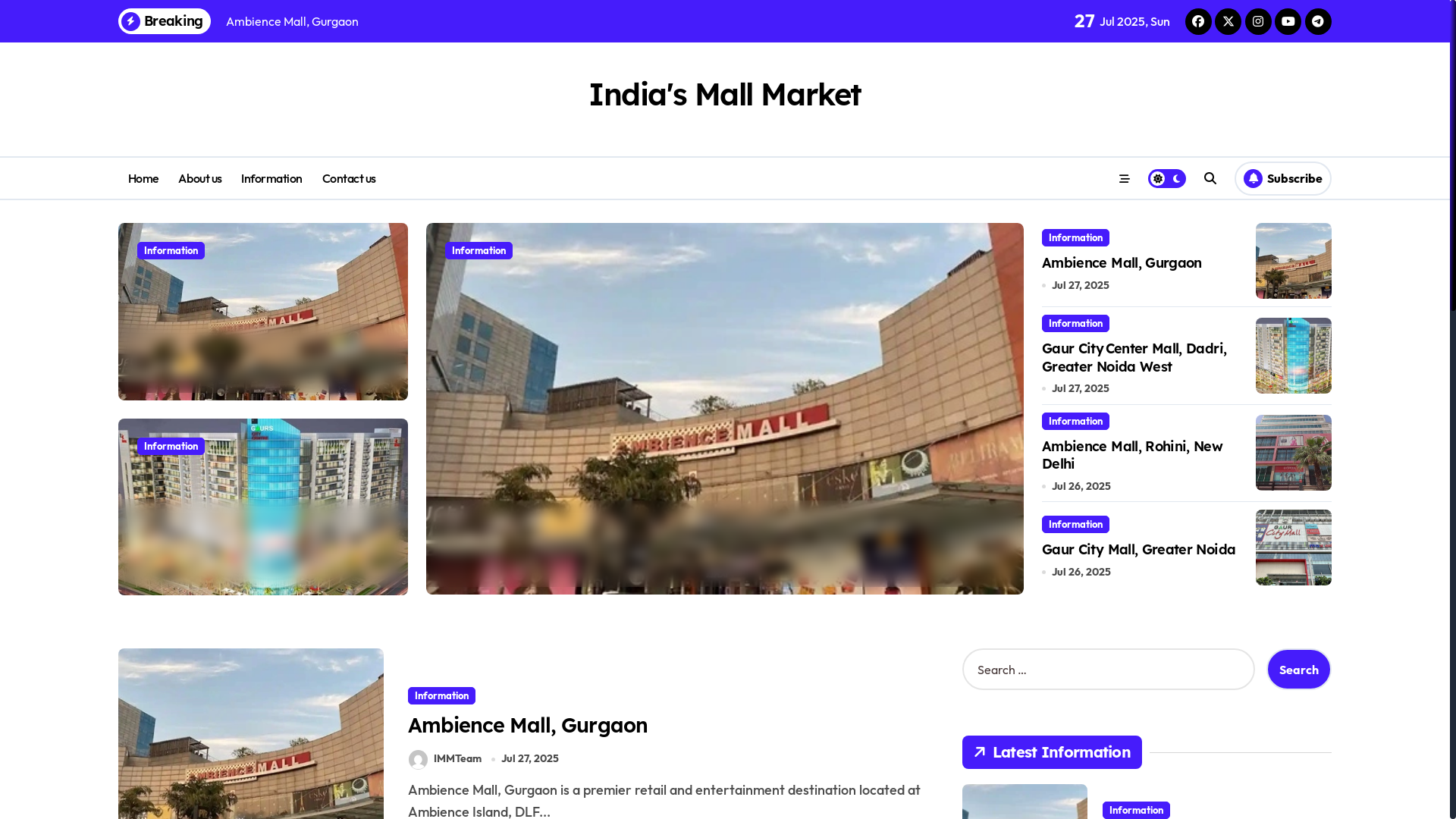 website screenshot of https://indiamallmarket.com/