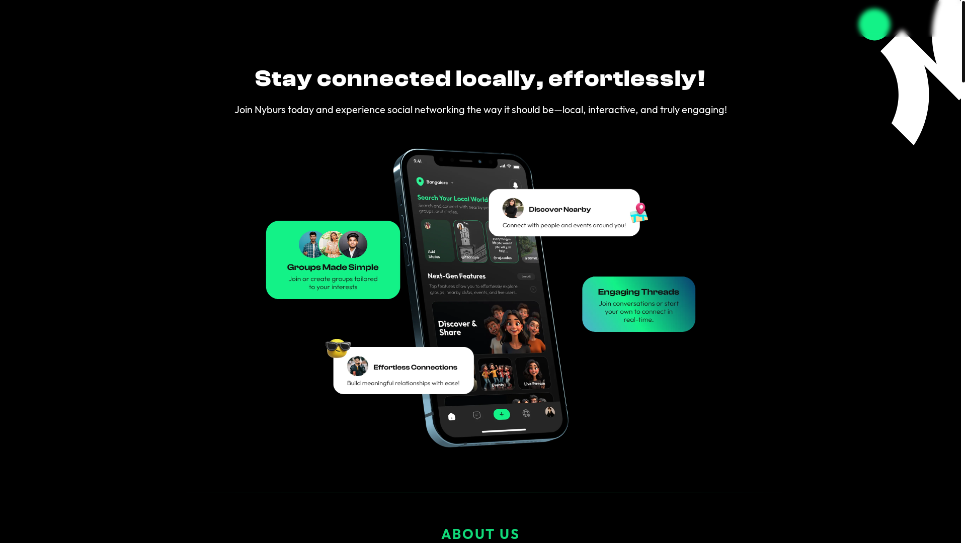 website screenshot of https://nyburs-web-app.pages.dev/
