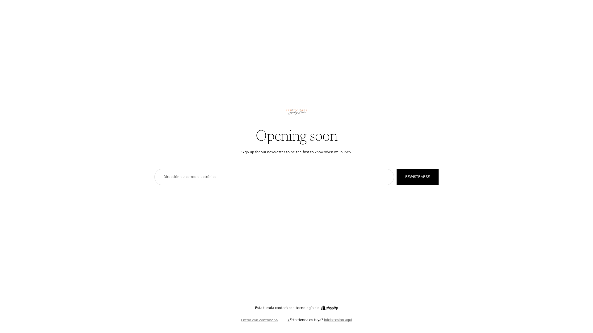 website screenshot of https://efecto10luxuryhair.com.mx/