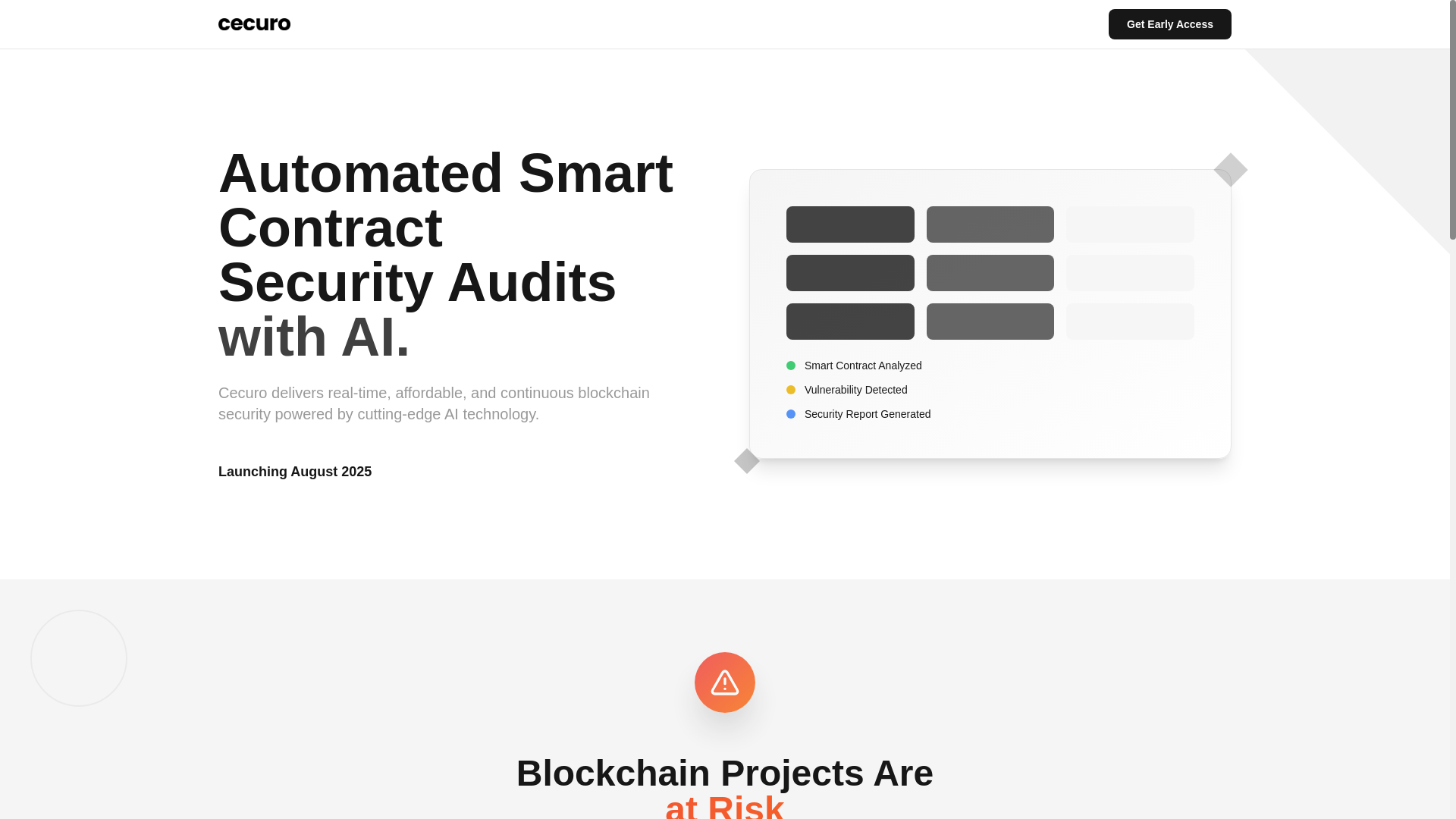 website screenshot of https://cecuro-website.pages.dev/