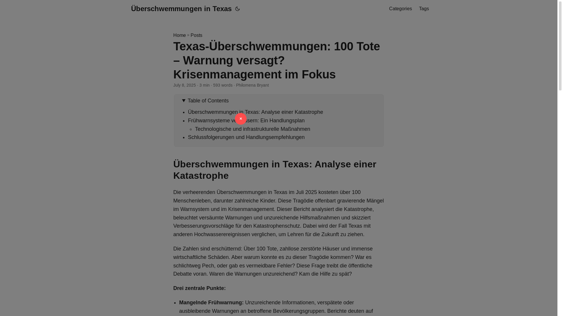 website screenshot of https://uberschwemmungen-in-texas.pages.dev/