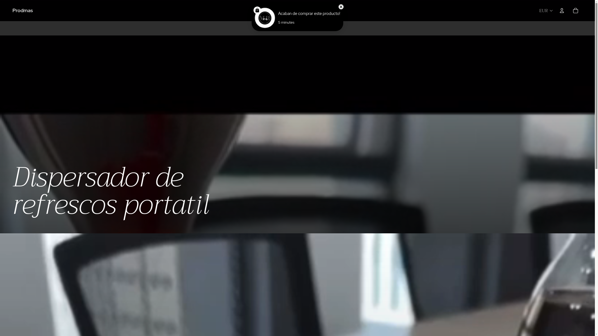 website screenshot of https://prodmas.shop/