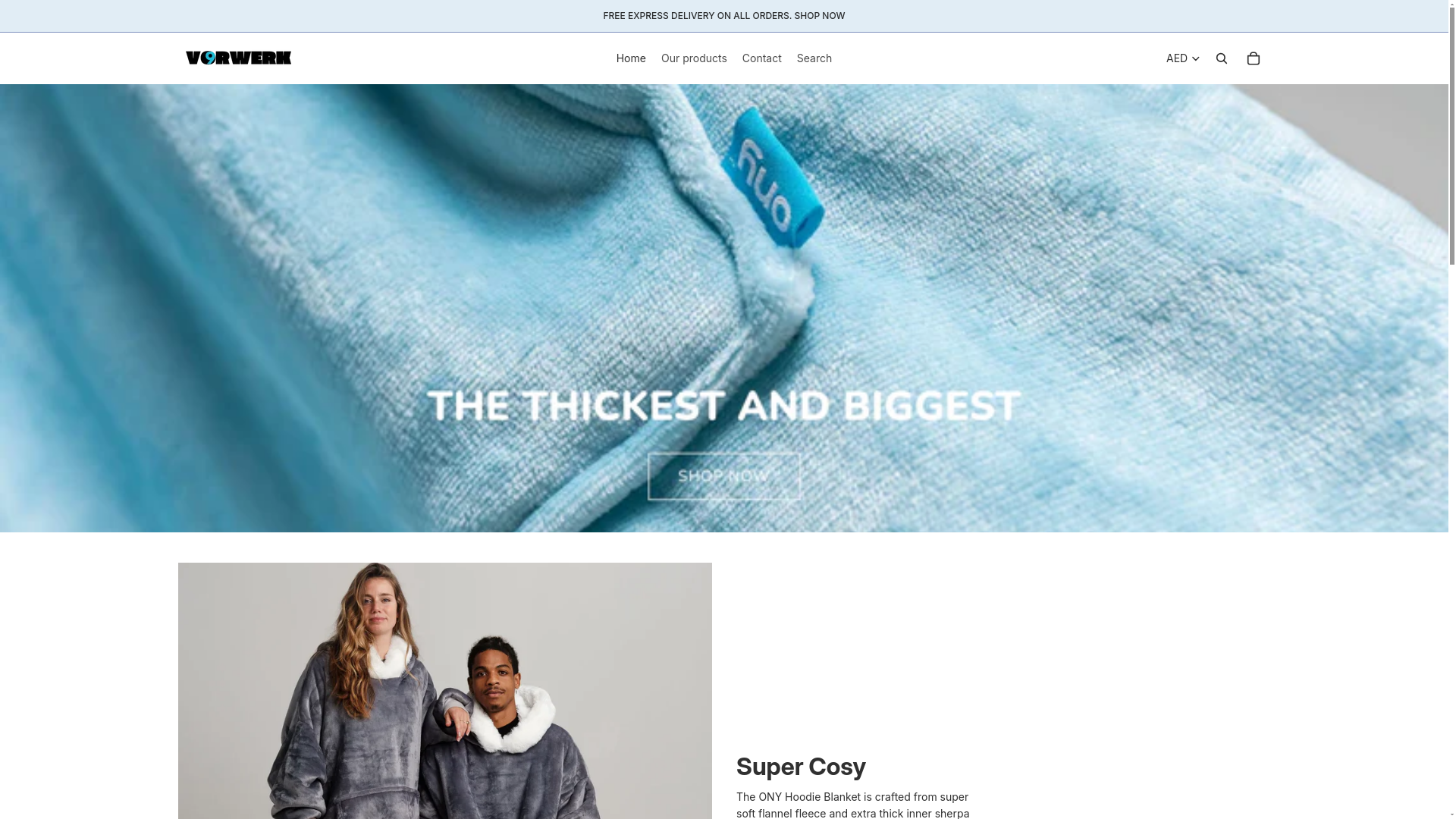 website screenshot of https://vorwerk-tm.com/