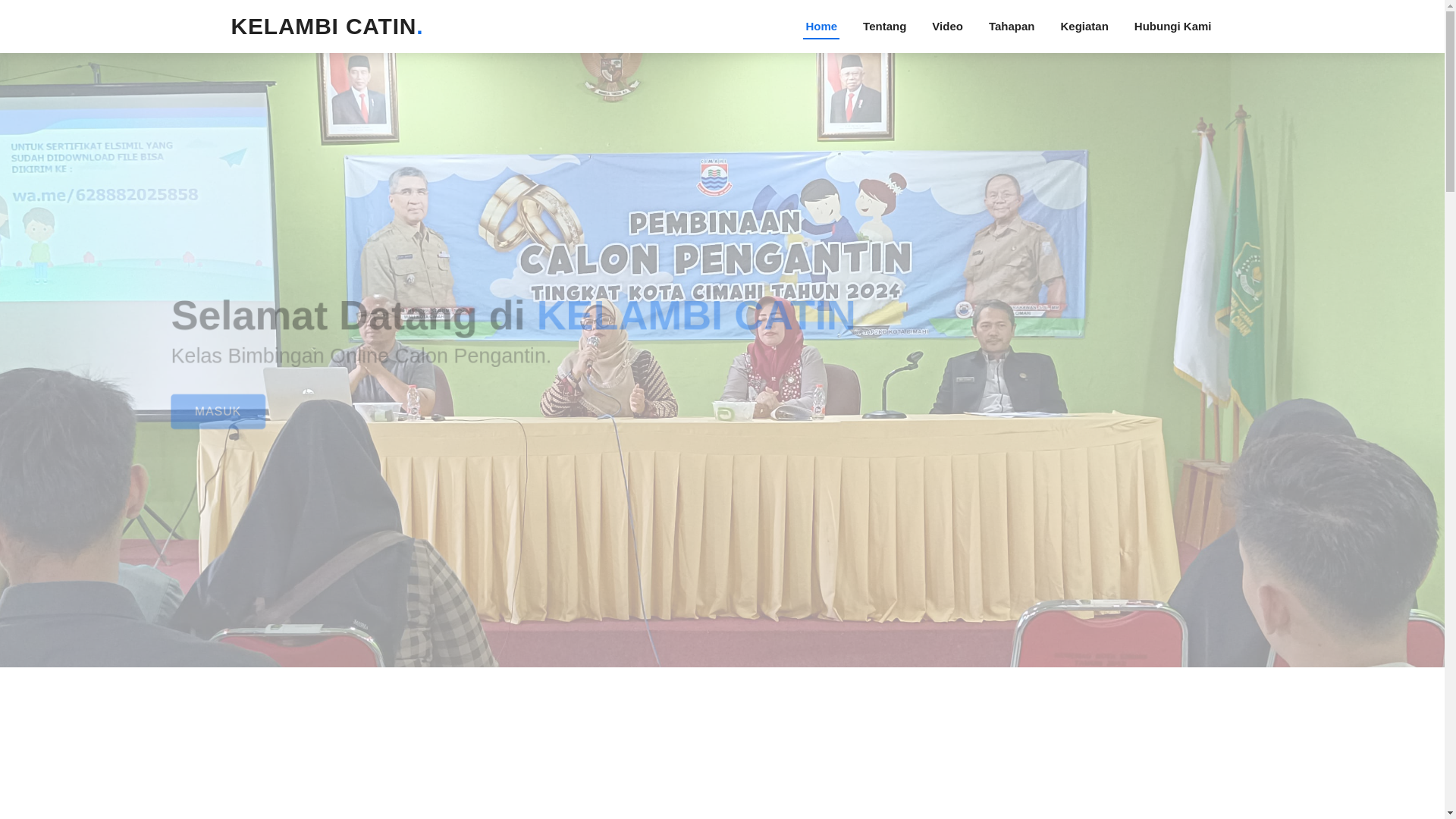 website screenshot of https://kelambicatin.cimahikota.go.id/