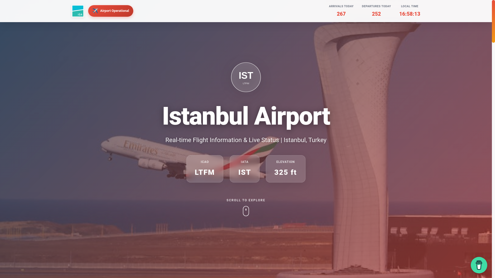 website screenshot of https://igastatus-ai.pages.dev/