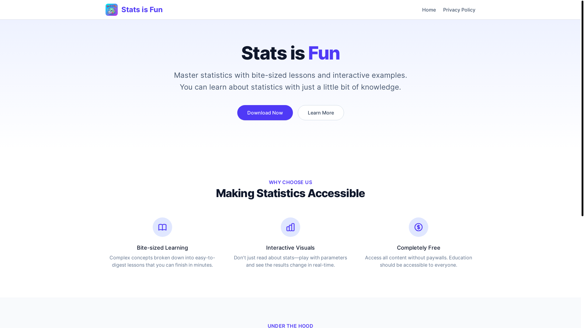 website screenshot of https://apps-stats-is-fun-policy.pages.dev/