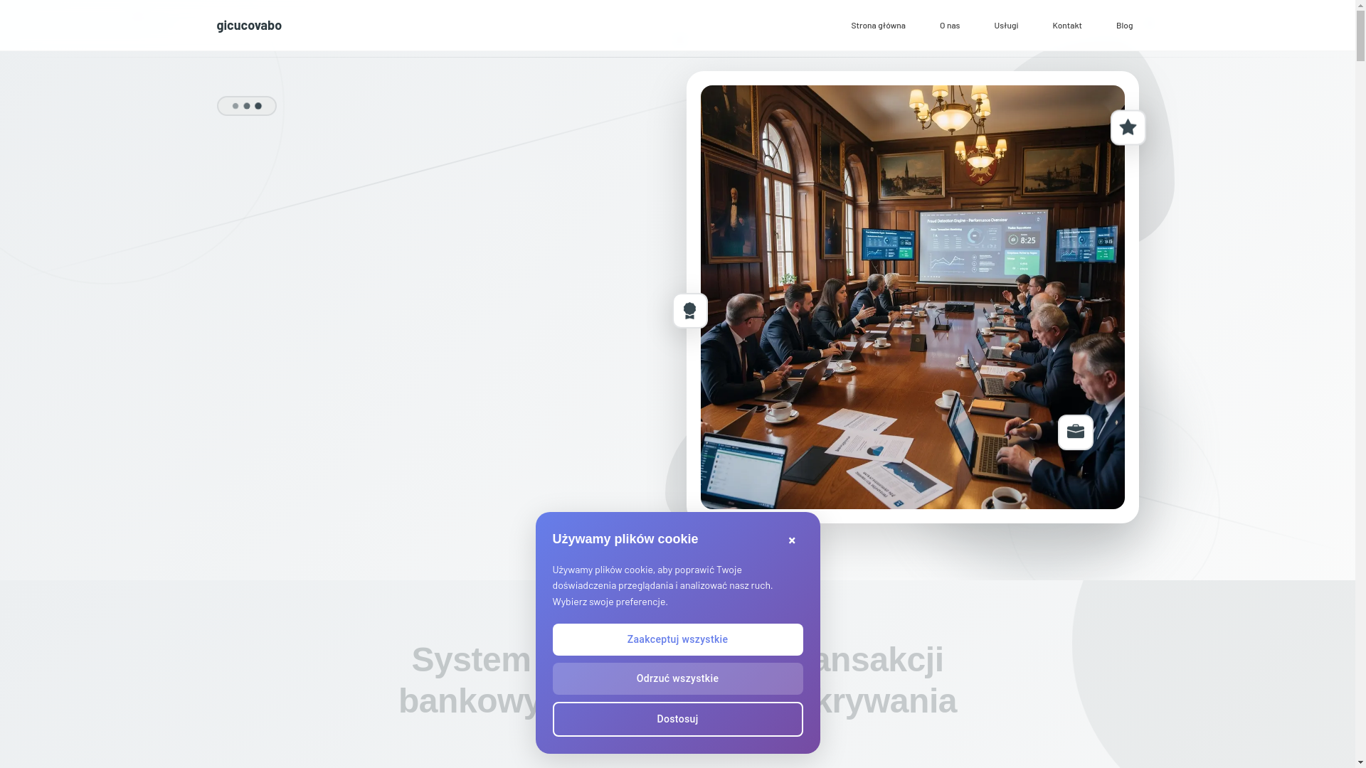 website screenshot of https://gicucovabo.com/