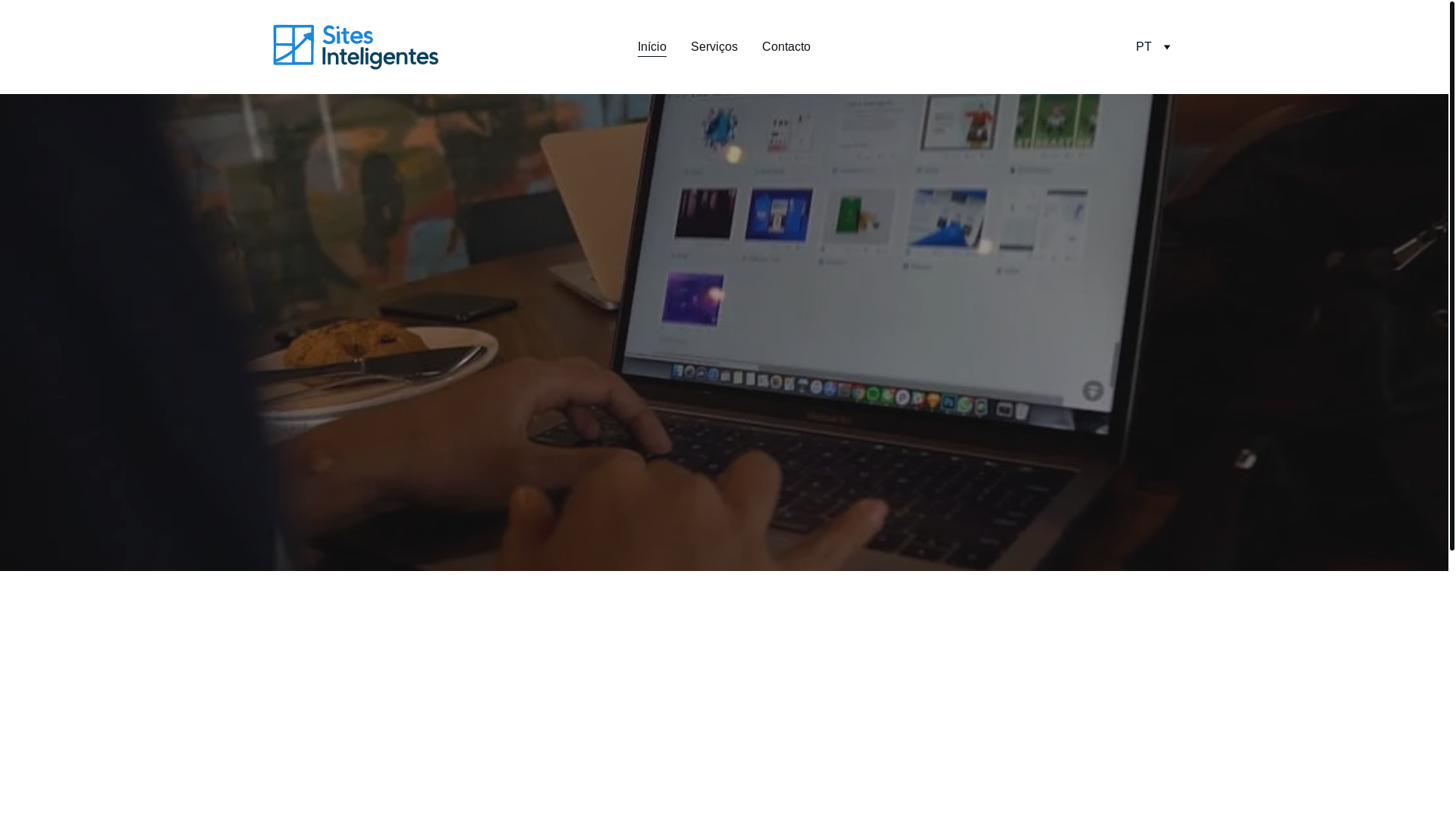website screenshot of https://sitesinteligentes.pt/