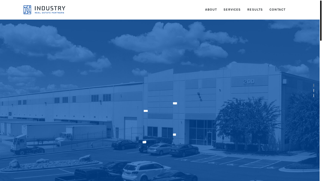 website screenshot of https://industry-rep.com/