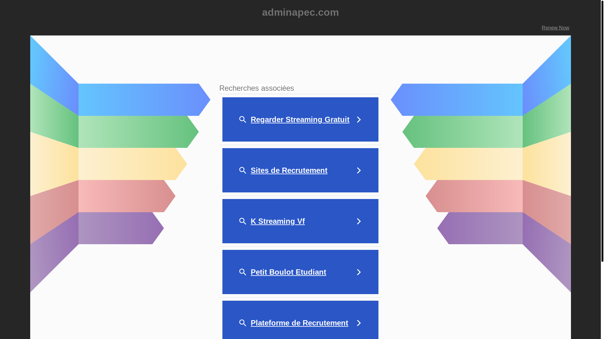 website screenshot of https://adminapec.com/
