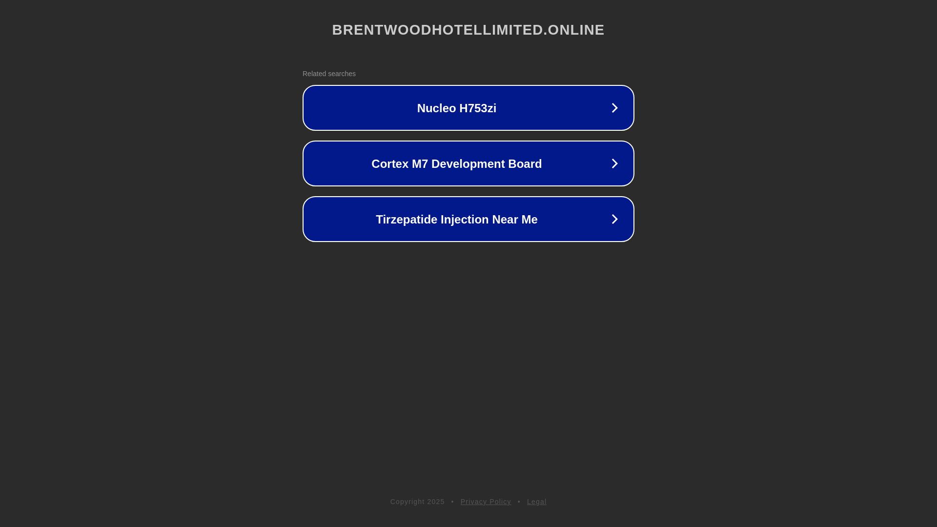 website screenshot of https://brentwoodhotellimited.online/