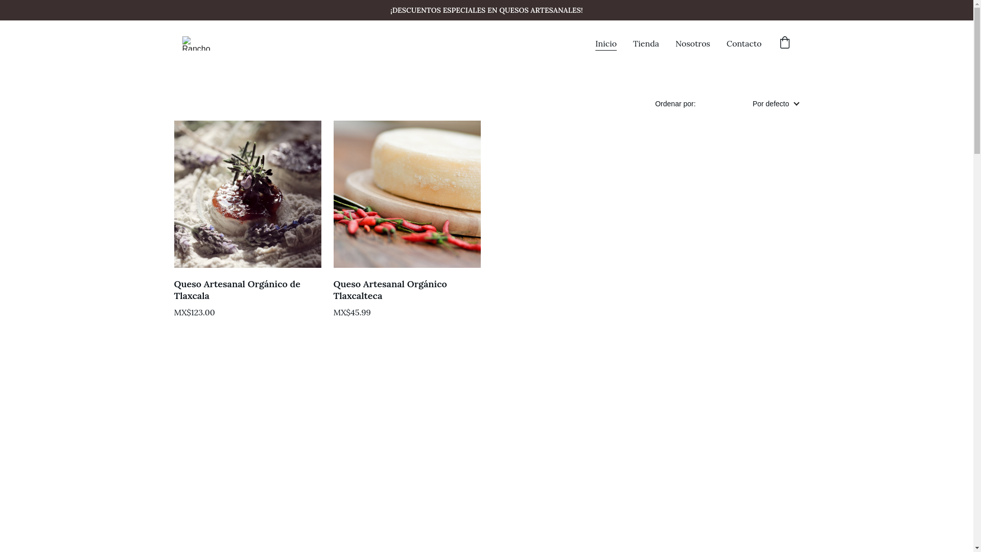 website screenshot of https://quesosatlixtaca.org/