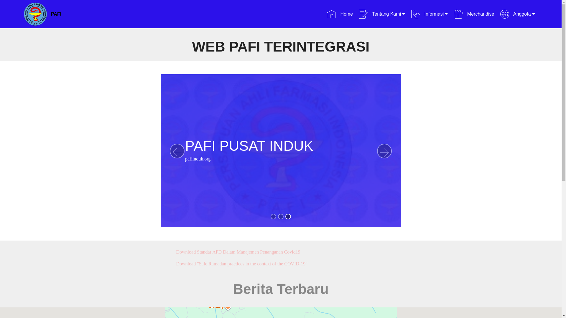 website screenshot of https://pafi-danauparis-org.pages.dev/