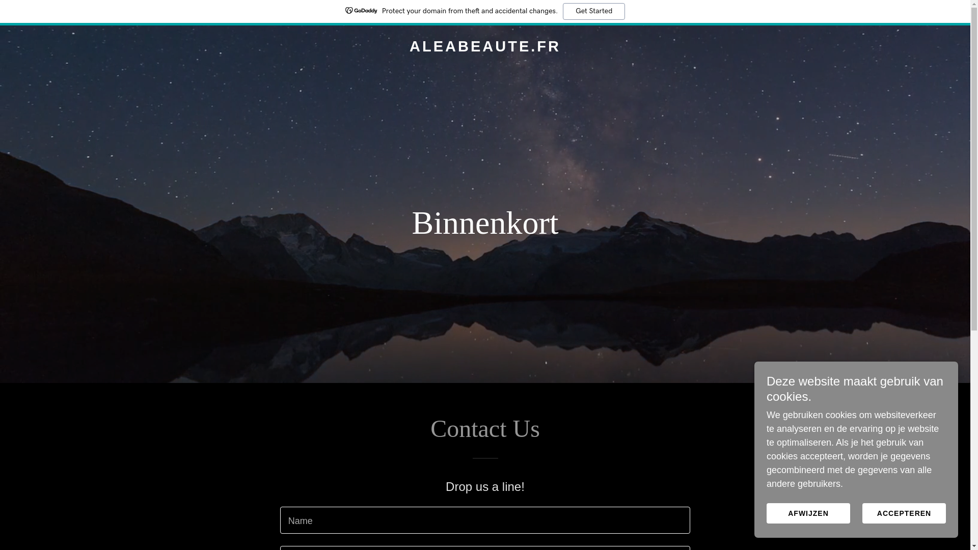 website screenshot of https://aleabeaute.fr/