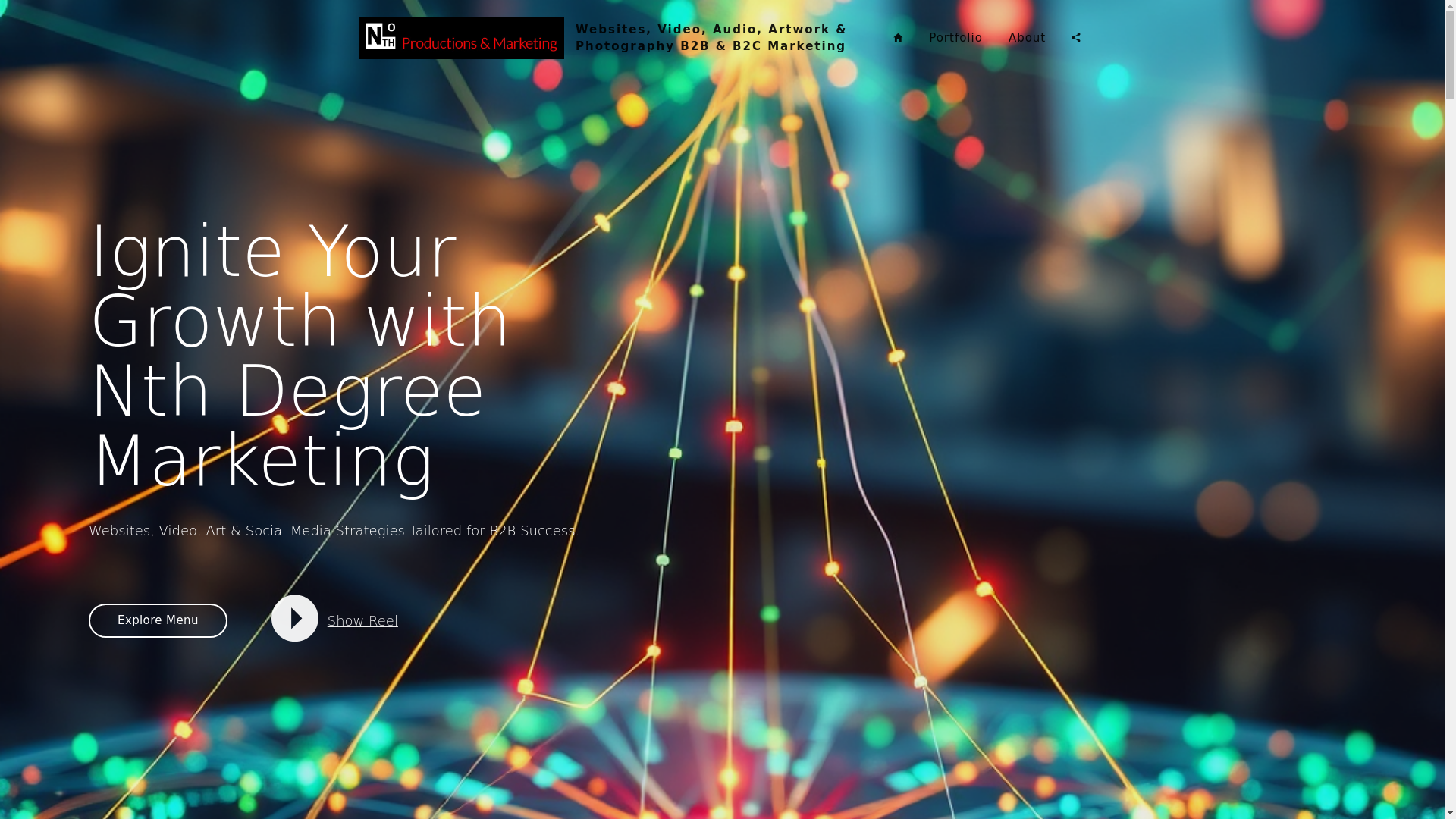 website screenshot of https://nthdegreemarketing.store/