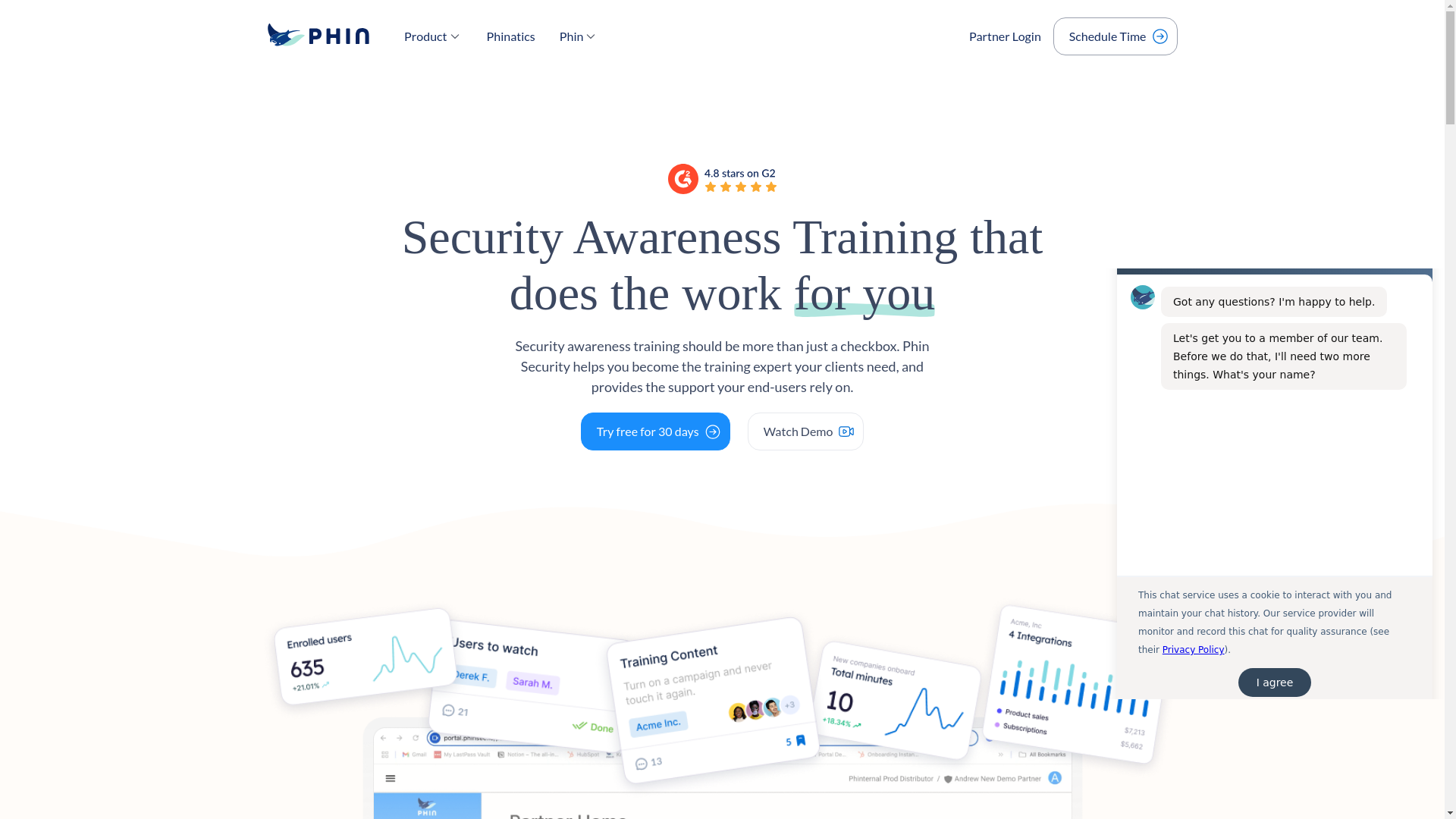 website screenshot of https://tapphinsecurityapp.com/