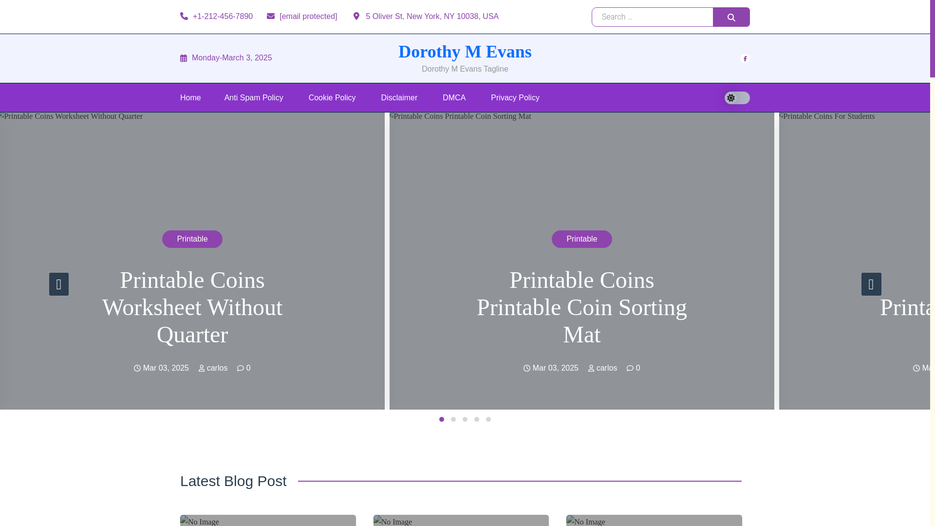 website screenshot of https://dorothymevansr.pages.dev/