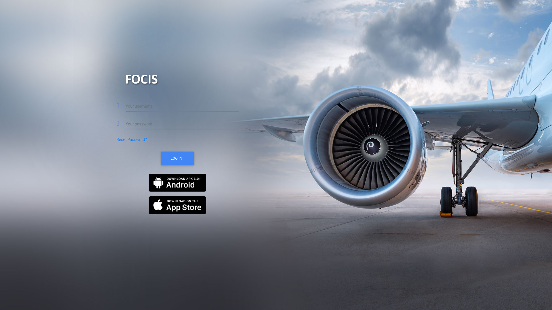 website screenshot of https://focis-flycham.com/