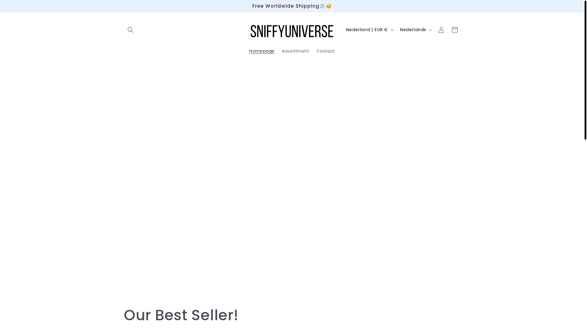 website screenshot of https://sniffyuniverse.com/