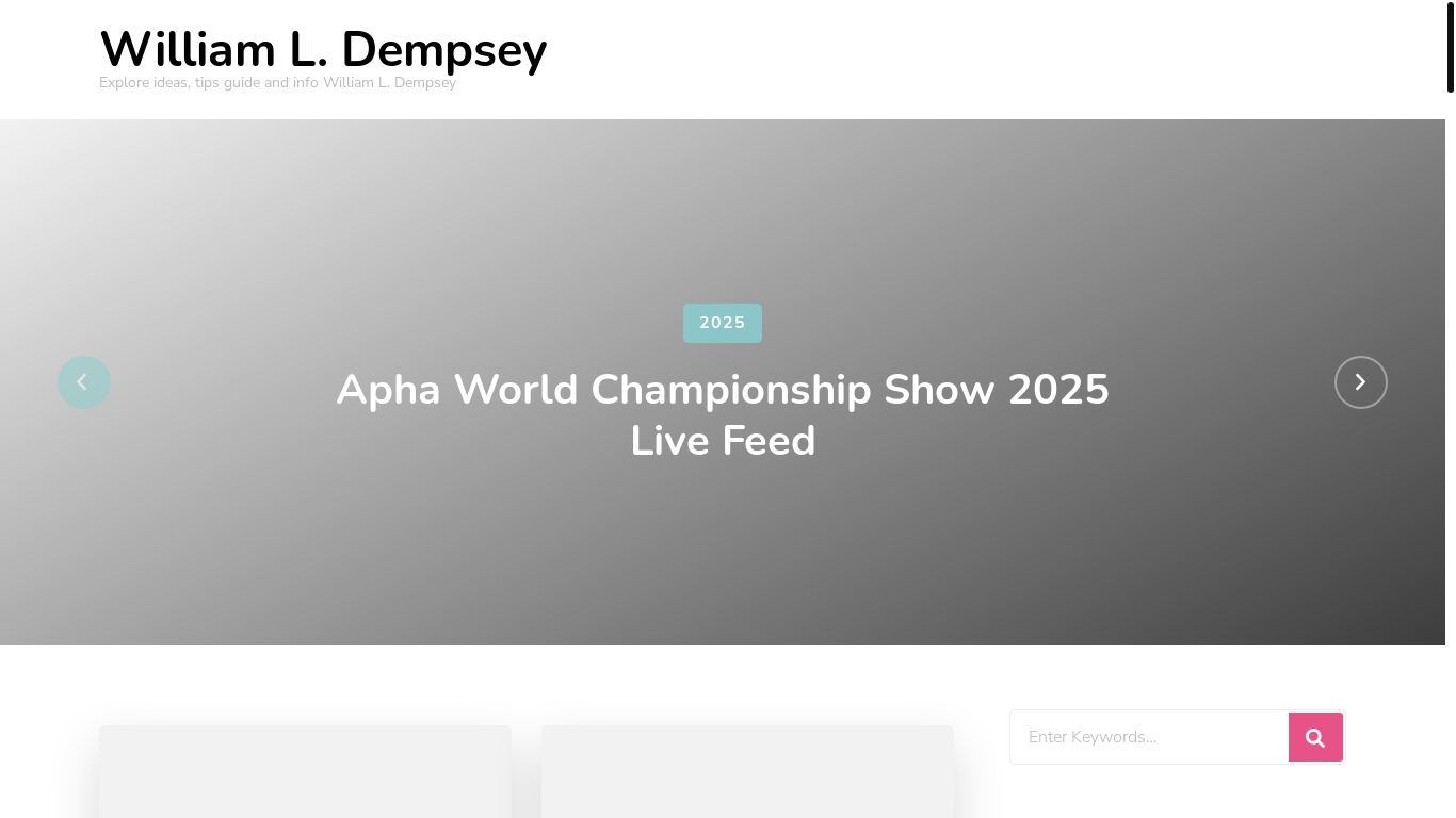 website screenshot of https://williamdempseyl.pages.dev/