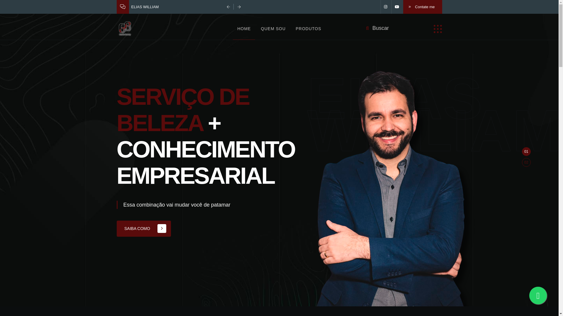 website screenshot of https://sistemagestaobeauty.com.br/